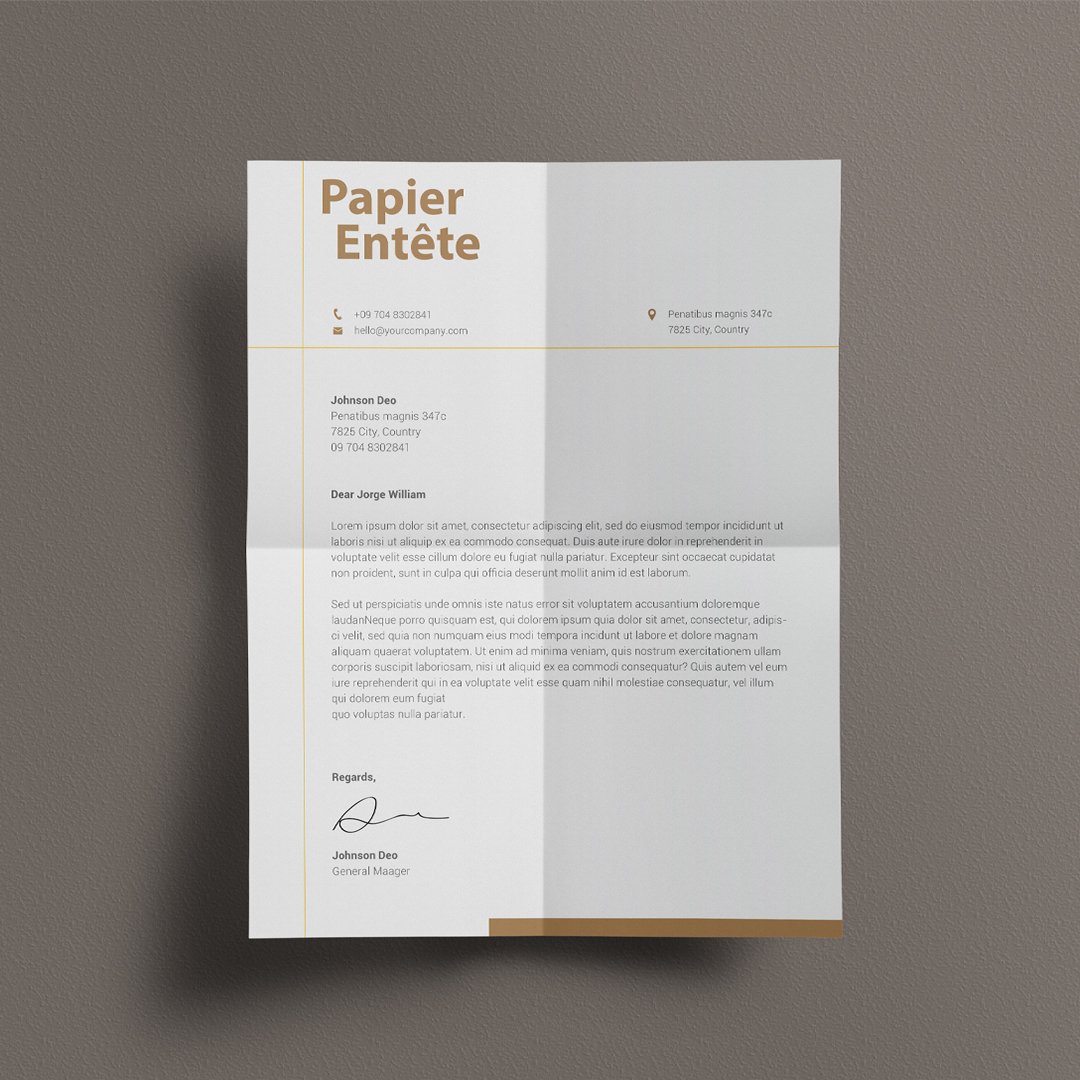 papier-en-tete Papier en-tête – Image 1