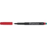 STYLO FEUTRE MARQUEUR PERMANENT MULTIMARQUE F ROUGE FABER CASTELL REF 151321