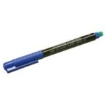 STYLO FEUTRE MARQUEUR PERMANENT MULTIMARQUE F BLEU FABER CASTELL REF 151351