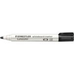 MARQUEUR POUR TABLEAU BLANC POINTE OGIVE LUMOCOLOR 351 NOIR STAEDTLER REF 351-9