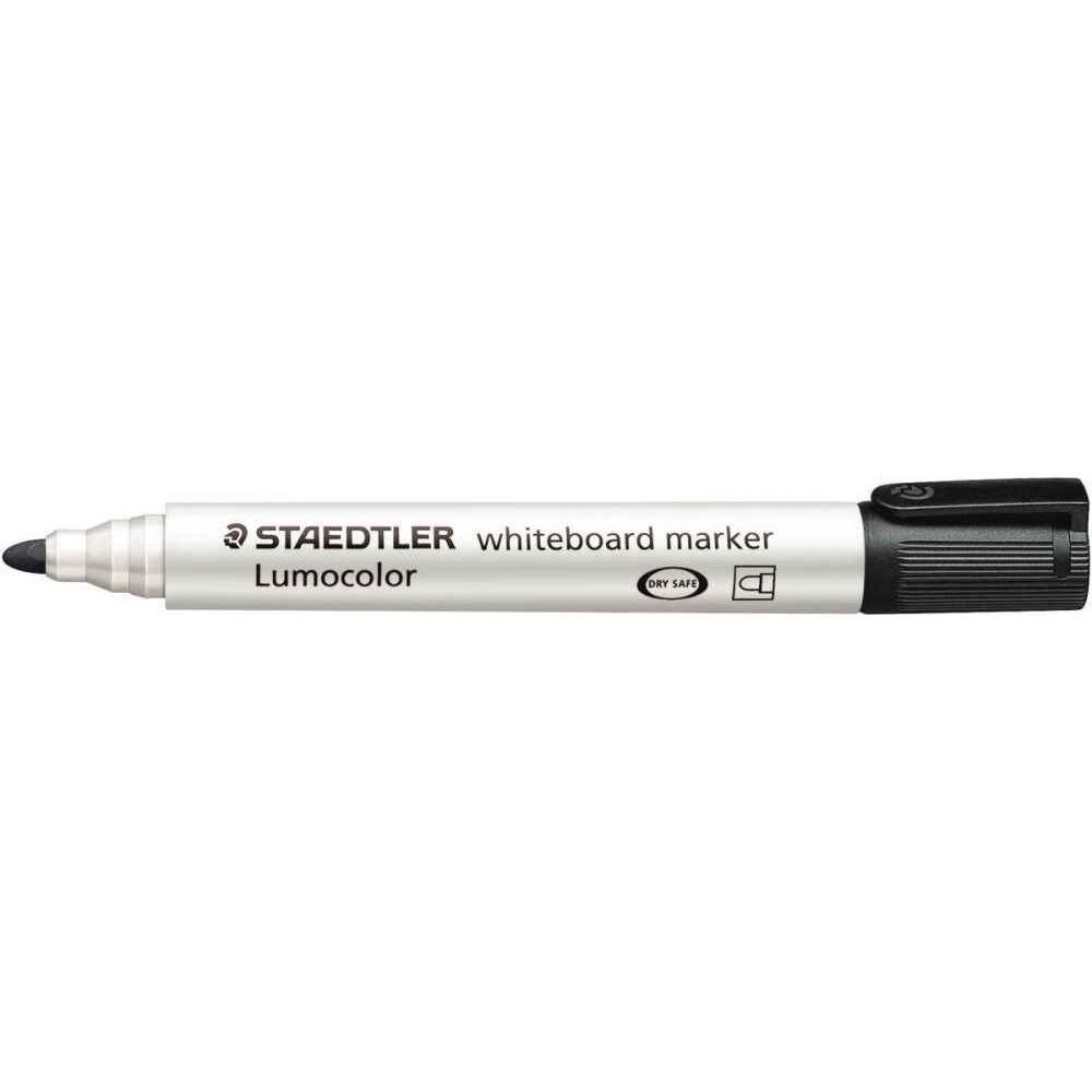 351-9 MARQUEUR POUR TABLEAU BLANC POINTE OGIVE LUMOCOLOR 351 NOIR STAEDTLER REF 351-9 – Image 1