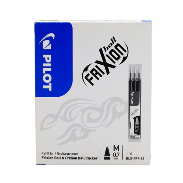 RECHARGE PILOT FRIXION BALL 0.7 MM NOIR