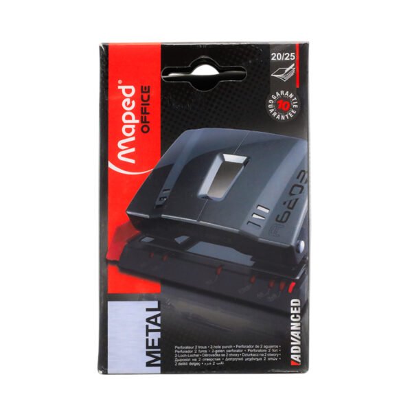MAPED PERFORATEUR 2 TROUS ADVANCED A6203 METAL 20/25 FEUILLES 620311