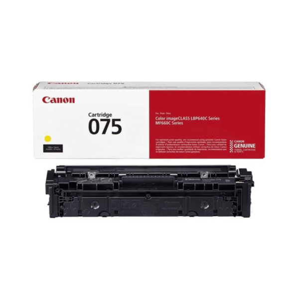 Toner d’origine Canon 075 – Jaune (6362C002AA)
