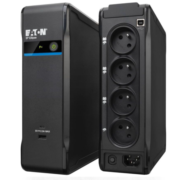 Onduleur Off-line Eaton 3P Ellipse 3P1300UF – 840 W / 1300 VA – 8 prises FR + USB