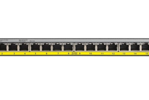 Switch NETGEAR 16 ports PoE+ 10/100/1000 Mbps (GS116LP-100EUS)