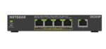 Switch NETGEAR 5 ports gigabit 100/1000 Mbps dont 4 PoE+ (GS305P-300EUS)