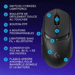 Souris Sans Fil Bluetooth Gamer Logitech G309 – Noir (910-007200) – Image 3