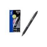 Pilot Paquet 12 FRIXION 0.7 Noir-Stylo à bille encre gel qui s'efface à l'aide de la gomme