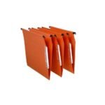 Lot de 25 Dossiers suspendus Kraft orange SICLA 380